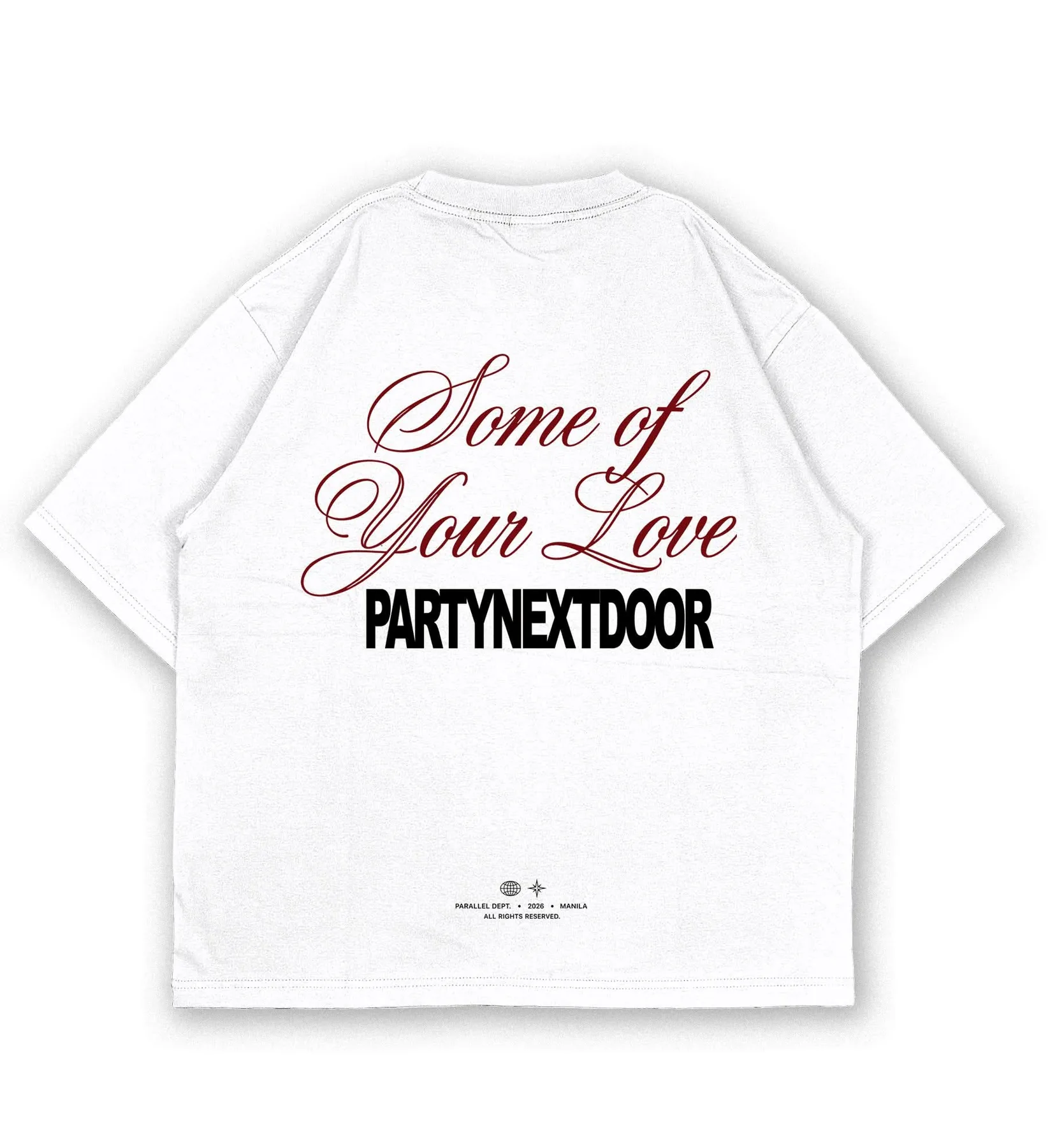 PND White mock tee